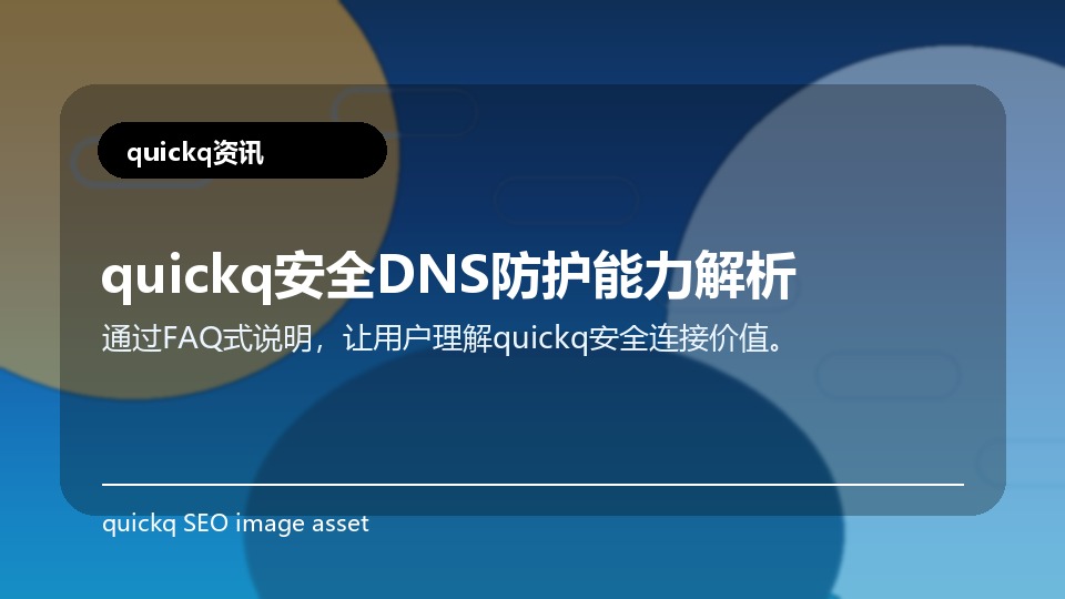 quickq安全DNS防护能力解析
